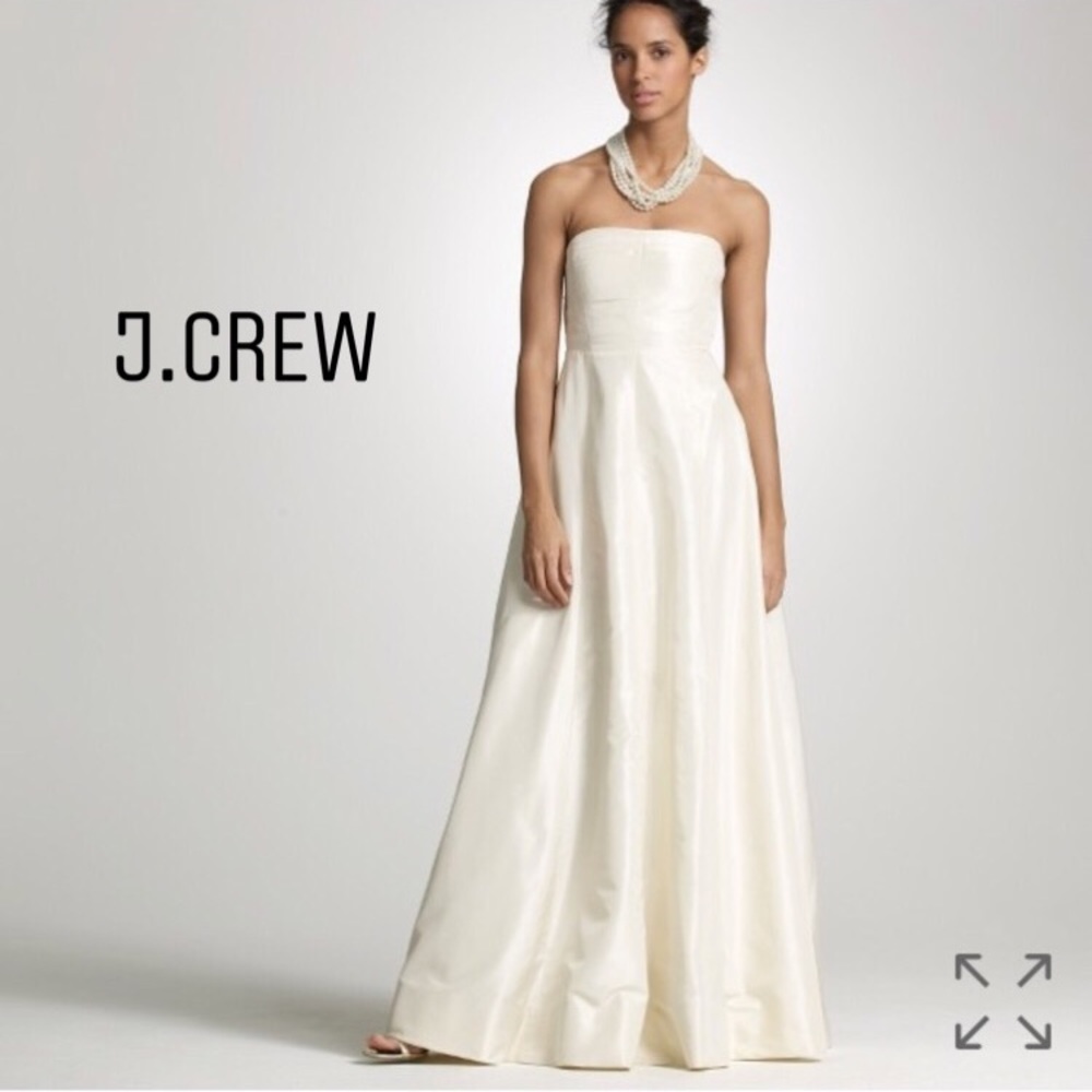 J.Crew • Silk Taffeta Sabine Gown - Size 4